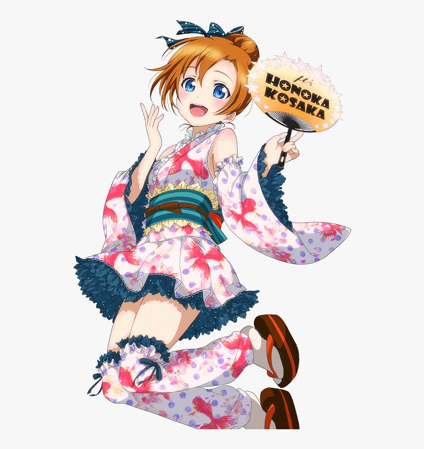 Love Live Cards Honoka Yukata, HD Png Download