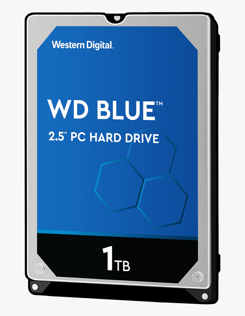 Wd Blue™ 1tb Pc Hard Drive - Wd Blue 2tb 2.5, HD Png Download