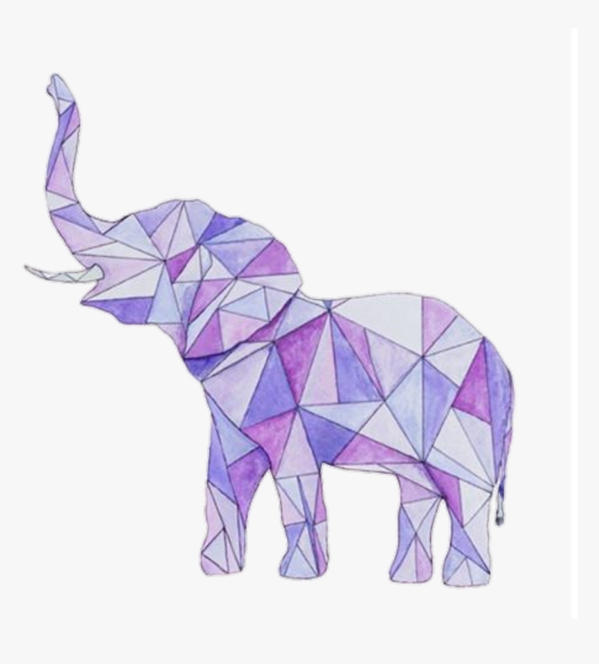 Thumb Image - Geometric Elephant, HD Png Download