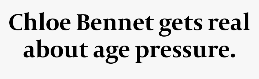Chloe Bennet Gets Real About Age Pressure - Profesijas, HD Png Download