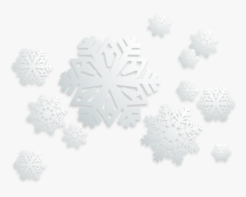 Black And White Snowflake Pattern - White Snowflakes Pattern Png ...