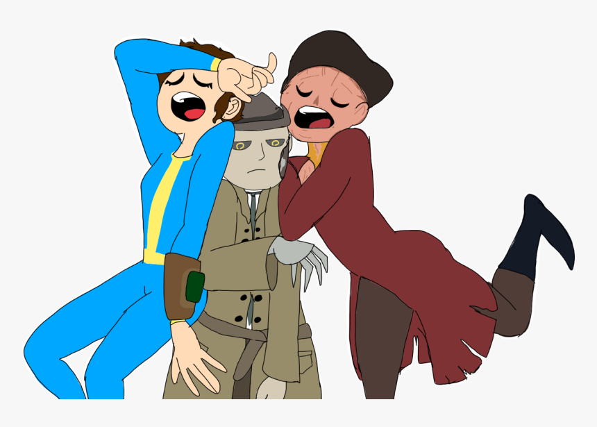 Hancock Vs Nick Valentine, HD Png Download