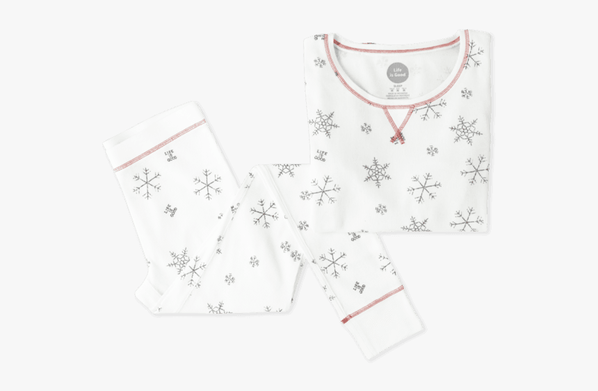 Women S Snowflake Pattern Thermal Sleep Set - Pattern, HD Png Download
