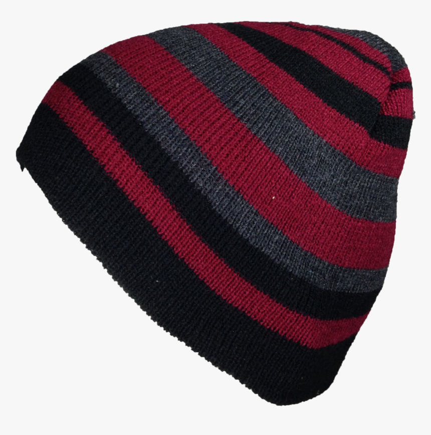 Winter-hats Men S Striped Knit Beanie - Beanie, HD Png Download
