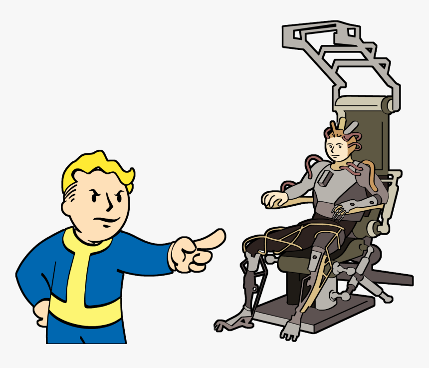 Nukapedia The Vault - Cartoon, HD Png Download