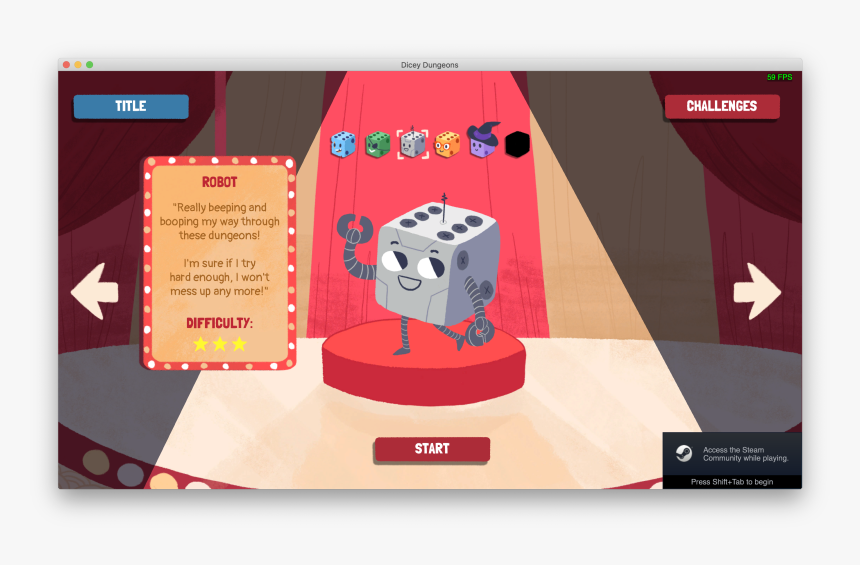 Episode-1 - Dicey Dungeons Secret Character, HD Png Download