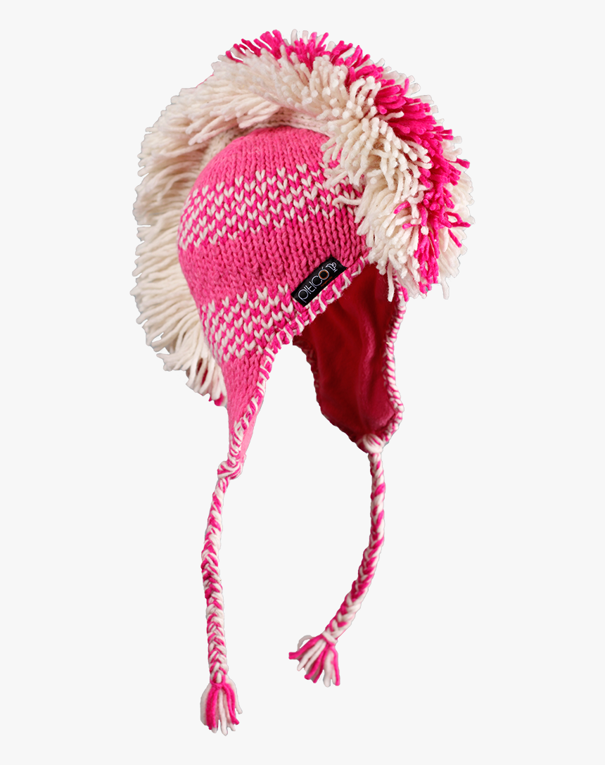 Pink Mohawk Snow Hat - Illustration, HD Png Download