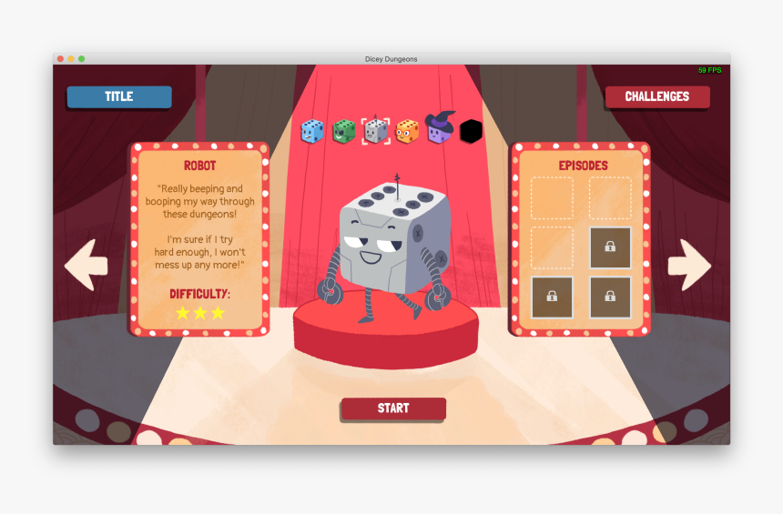 Episode-2 - Dicey Dungeons Secret Character, HD Png Download