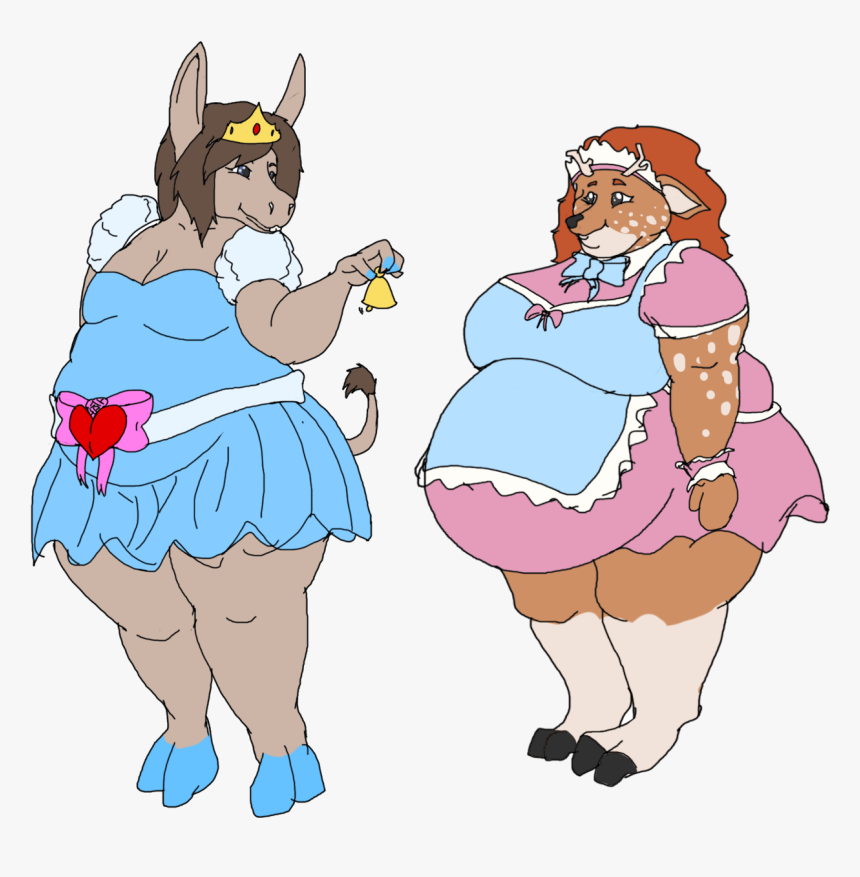 Princess Eseline And Her Maid - Cartoon, HD Png Download