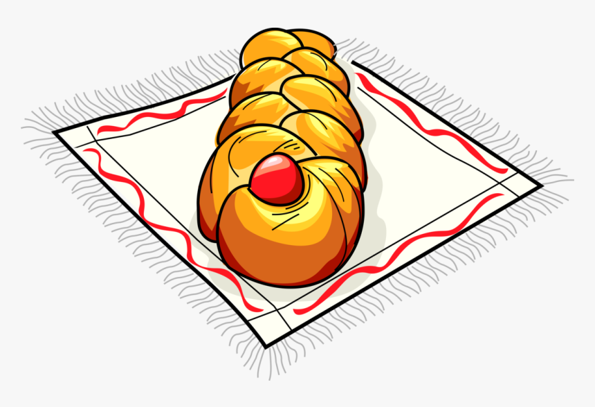 Vector Illustration Of Russian Cuisine Braided Easter, HD Png Download