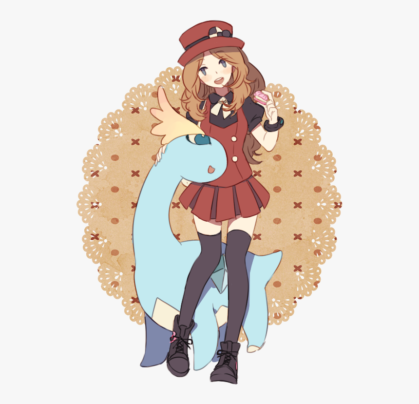 Pokemon Serena Blue Skirt, HD Png Download