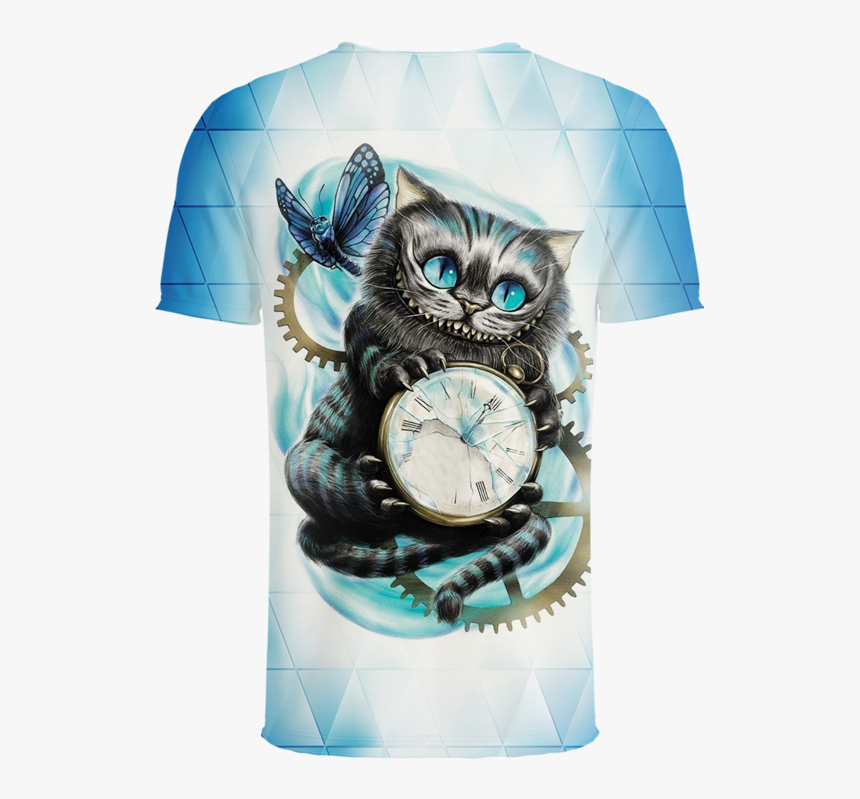 Cheshire Cat Alice In Wonderland 3d T-shirt - Alice In Wonderland Png Cheshire Cat, Transparent Png