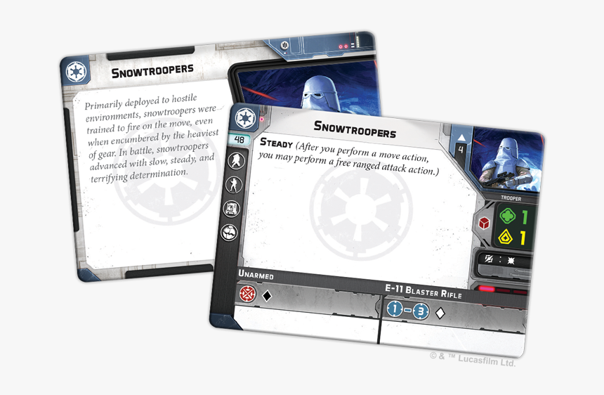 Snowtroopers - Star Wars Legion Snowtroopers Card, HD Png Download
