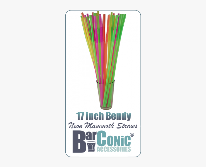 17 Inch Mammoth Bendy Straws - Poster, HD Png Download