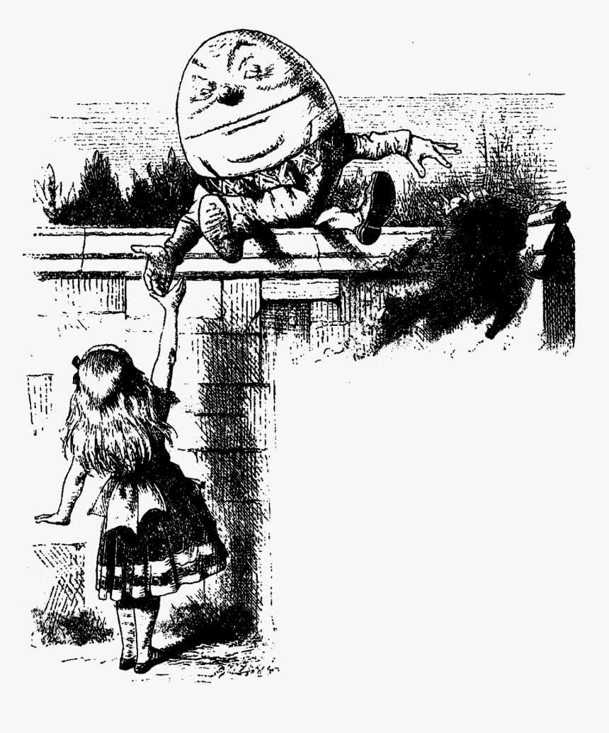 John Tenniel Humpty Dumpty, HD Png Download