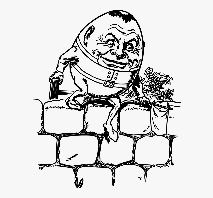 Humpty Dumpty Drawing, HD Png Download
