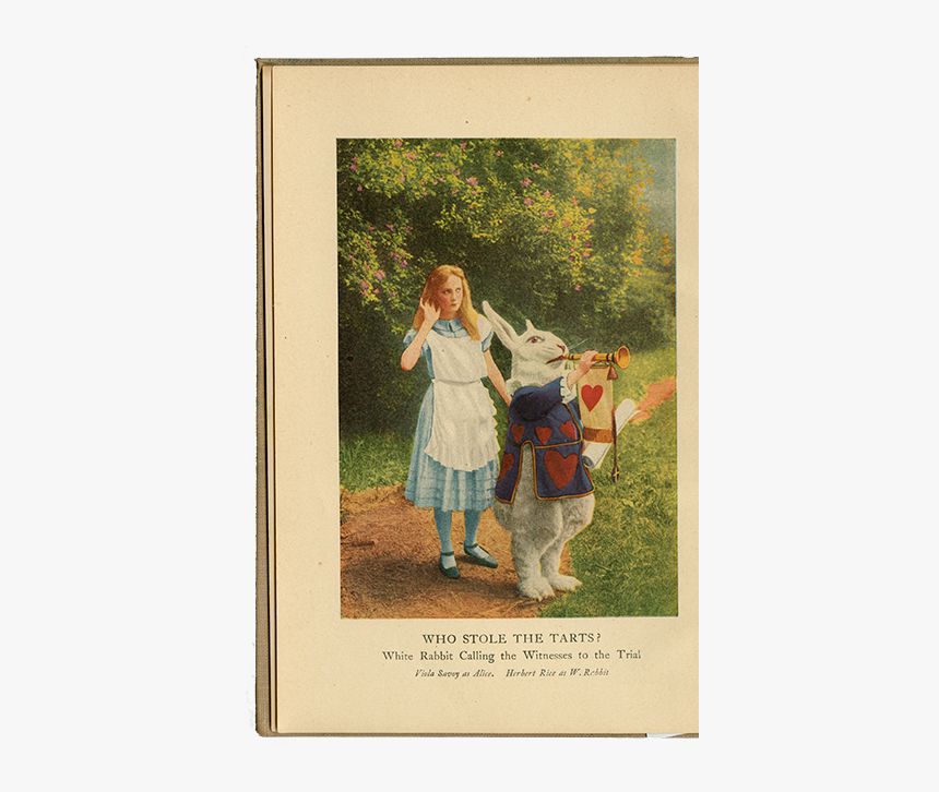 Plates - Grosset & Dunlap Alice In Wonderland And Through, HD Png Download