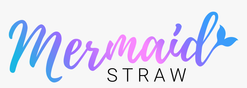 Mermaid Straw Logo - Calligraphy, HD Png Download