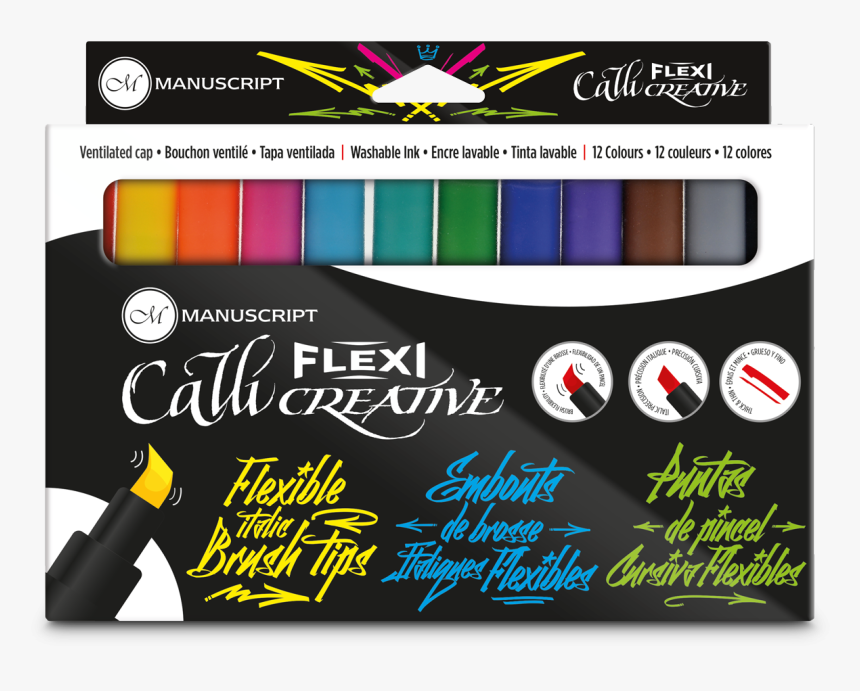 Flexi Markers Pack 
 Title Flexi Markers Pack - Callicreative Flexi Marker, HD Png Download