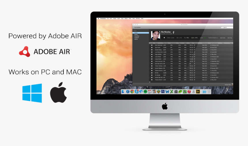 Imac Desktop Screen, HD Png Download