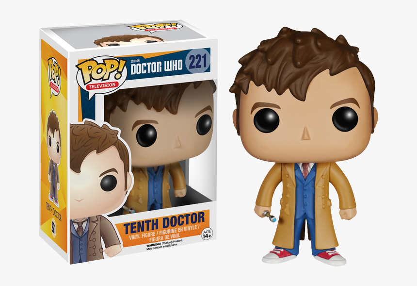 10th Doctor Funko Pop, HD Png Download
