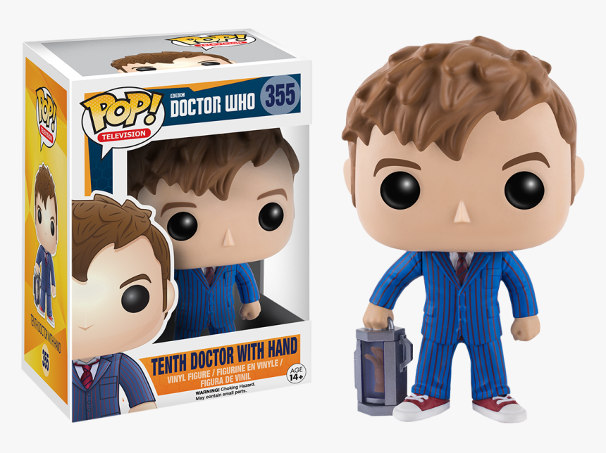 10th Doctor With Hand Pop Vinyl Figure - Funko Pop Doctor Who Newest, HD Png Download