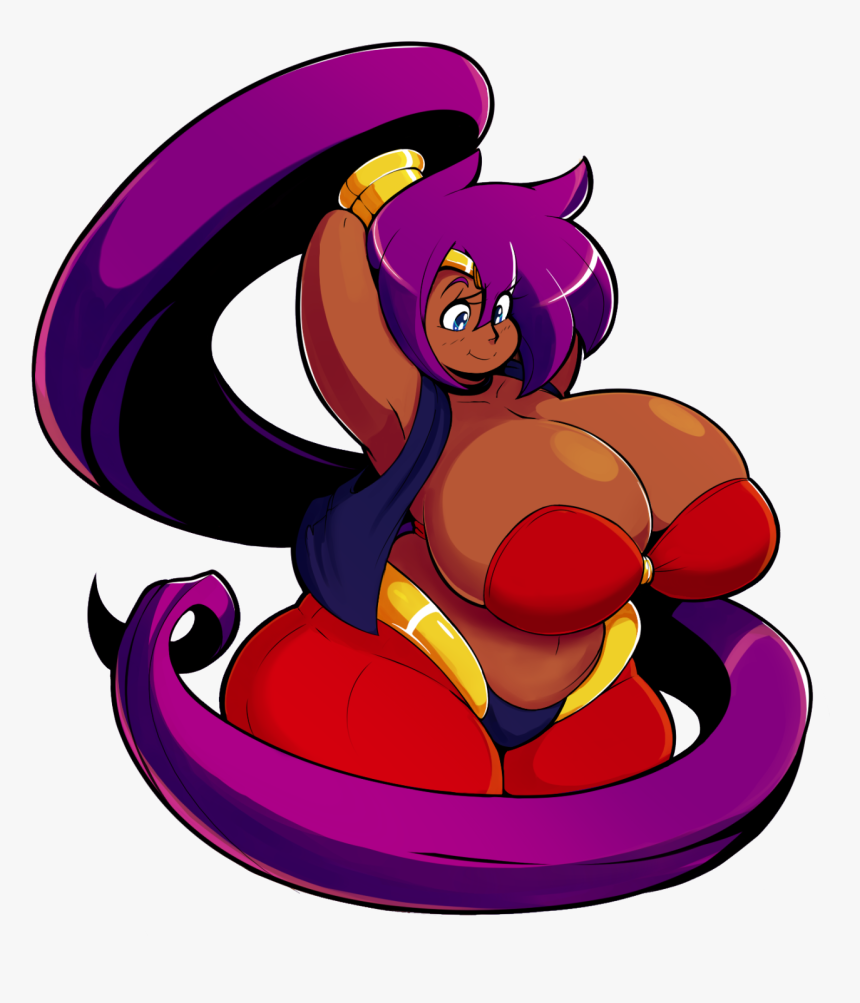 Half-genie Hero Shantae And The Pirate S Curse Shantae - Shantae Big Boobs, HD Png Download