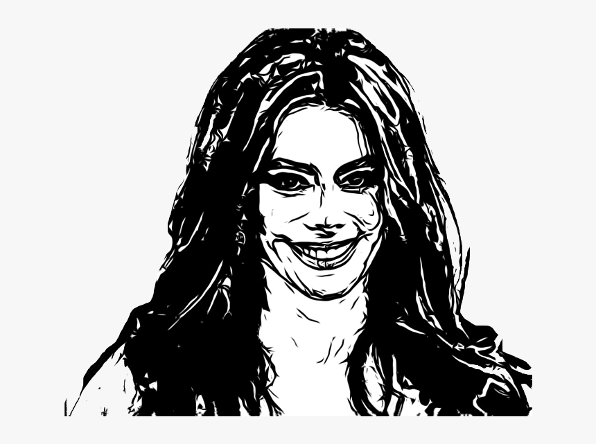 Sofia Vergara Black And White , Png Download - Illustration, Transparent Png