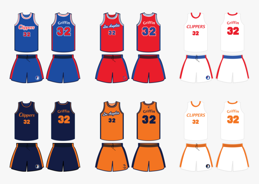 Clippers Uniforms-02, HD Png Download