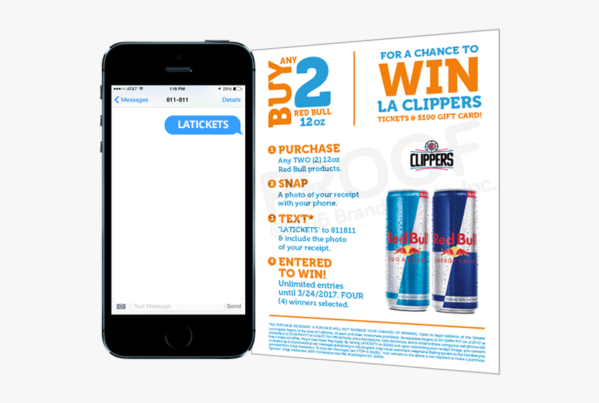 Red-bull La Clippersweb - Smartphone, HD Png Download