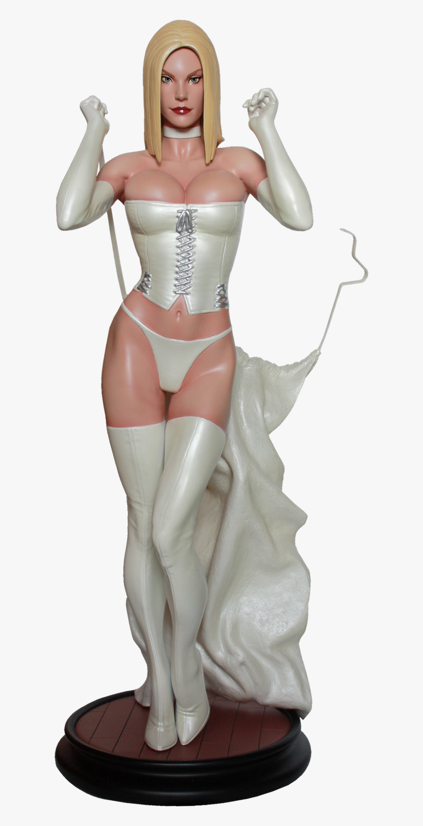 White Queen Emma Frost Statue By Sideshow Collectibles - Figurine, HD Png Download