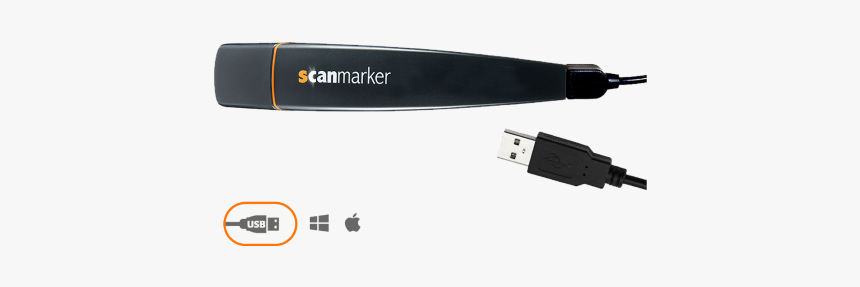 Scanmarker Usb Operating System Compatibility - Usb Cable, HD Png Download