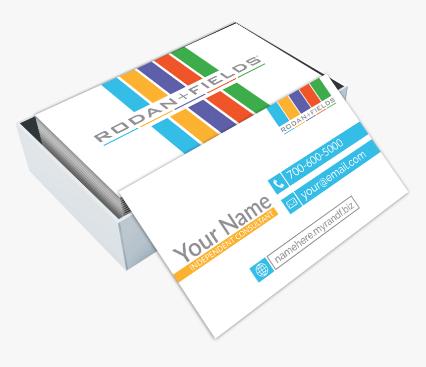 Custom Rodan Fields Business Card Design - Graphic Design, HD Png Download
