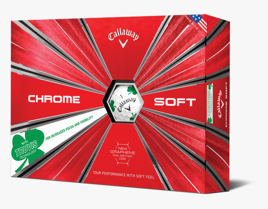 Callaway Chrome Soft Golf Balls Shamrock, HD Png Download