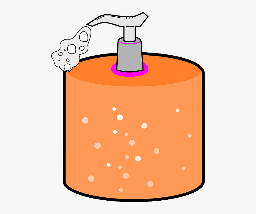 Pump-40698 - Soap Clip Art, HD Png Download