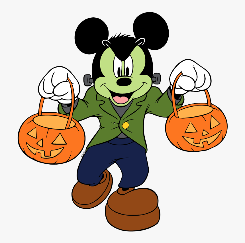 Mickey Mouse Halloween Frankenstein, HD Png Download
