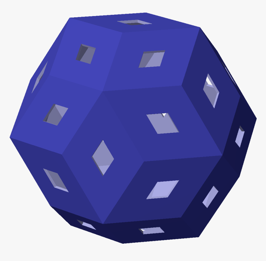 Rhombic Triacontahedron 1 , Size S, HD Png Download