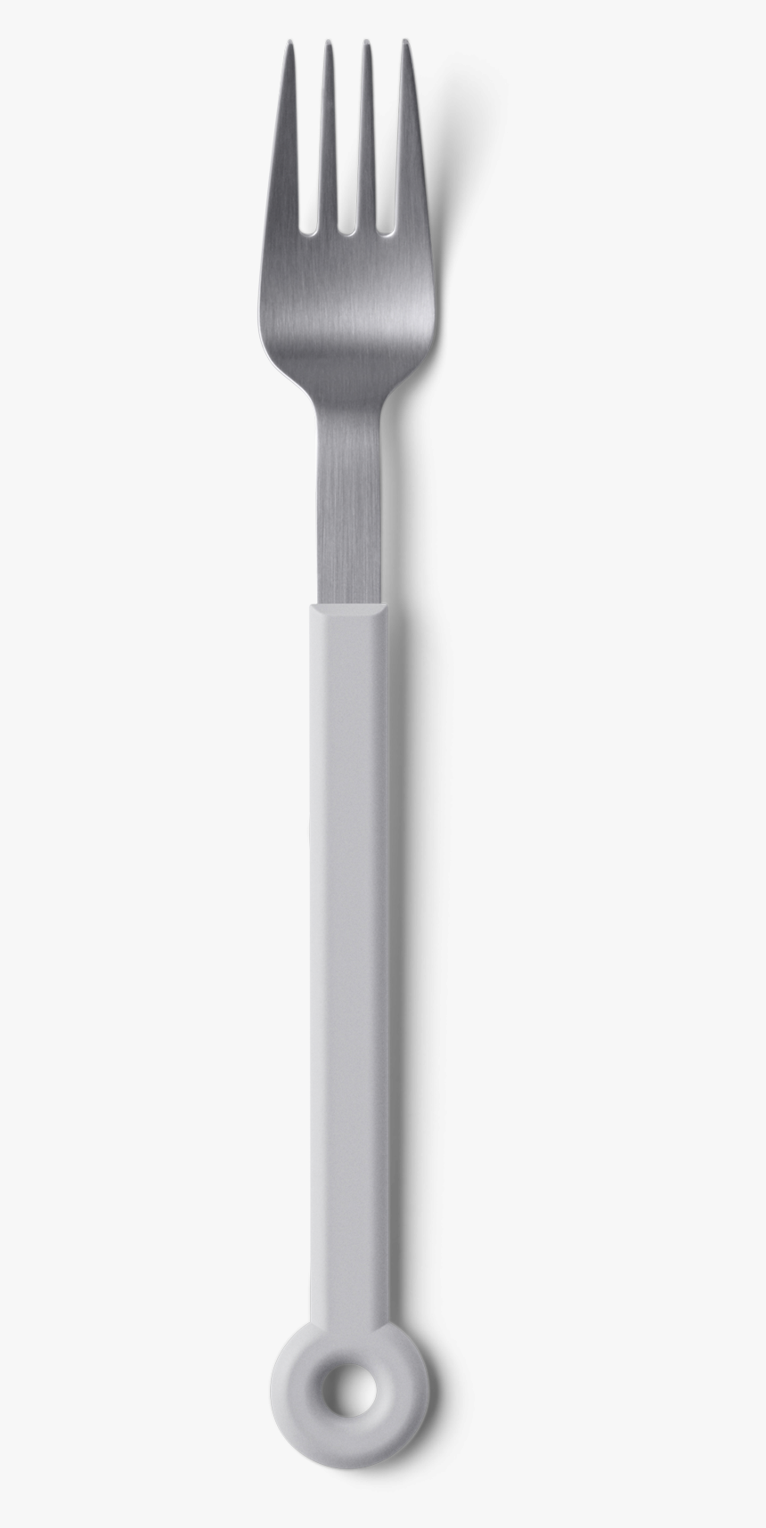 Mono Ring Table Fork White - Fork, HD Png Download