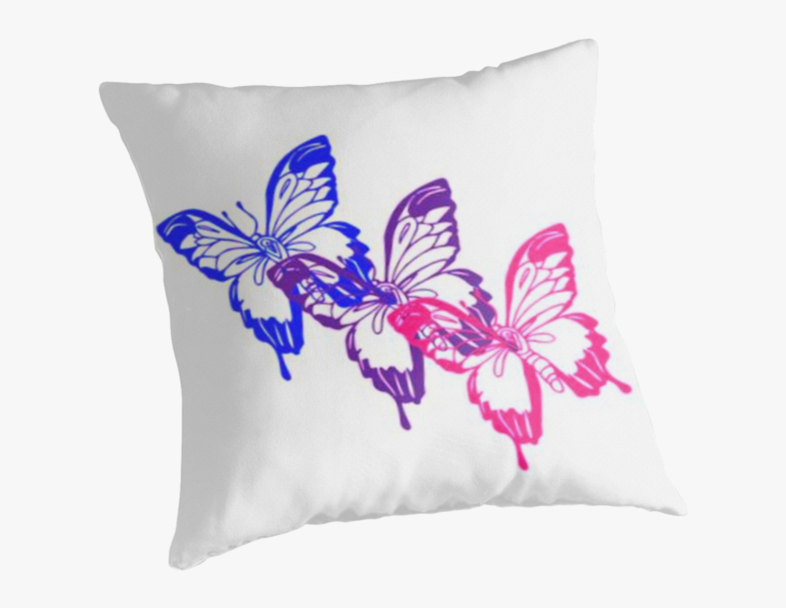 Bisexual Flag Butterflies By Infuriating - Bisexual Tattoos Designs, HD Png Download