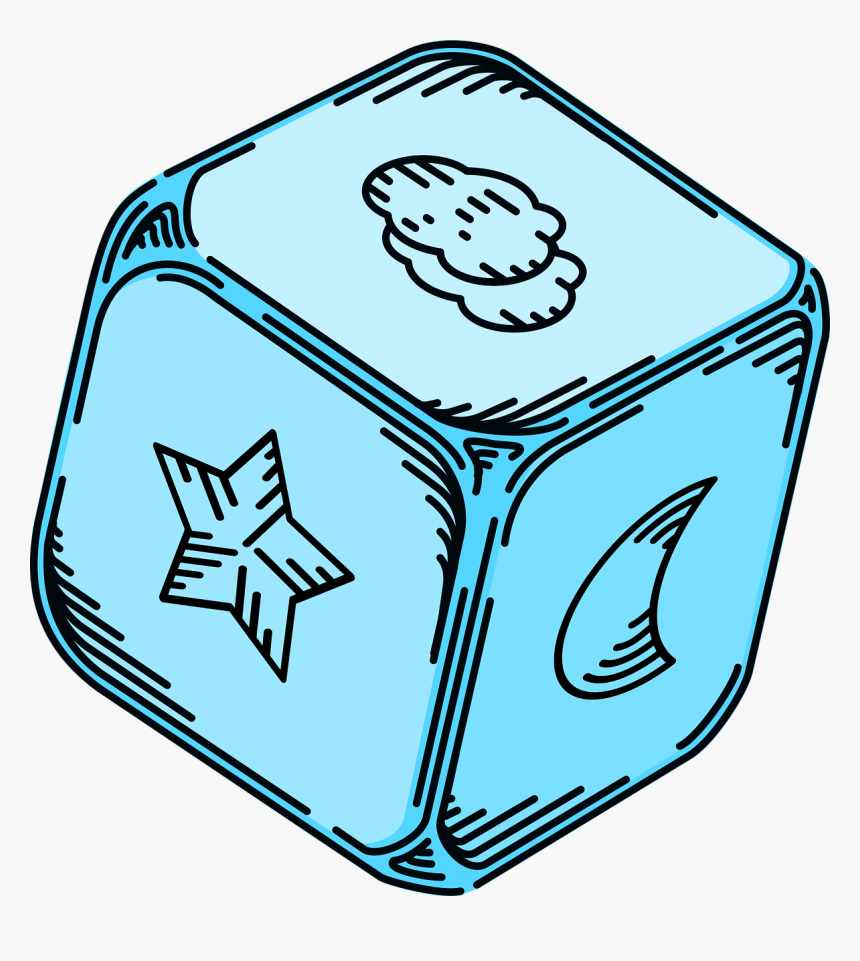 Cube - Toys Clipart Black And White Free, HD Png Download