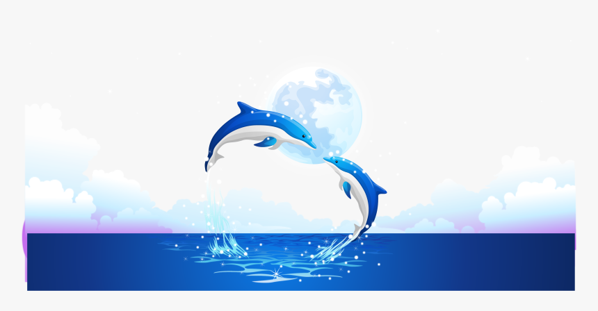 Dolphin Transparent Water Png - Water Dolphin Png, Png Download