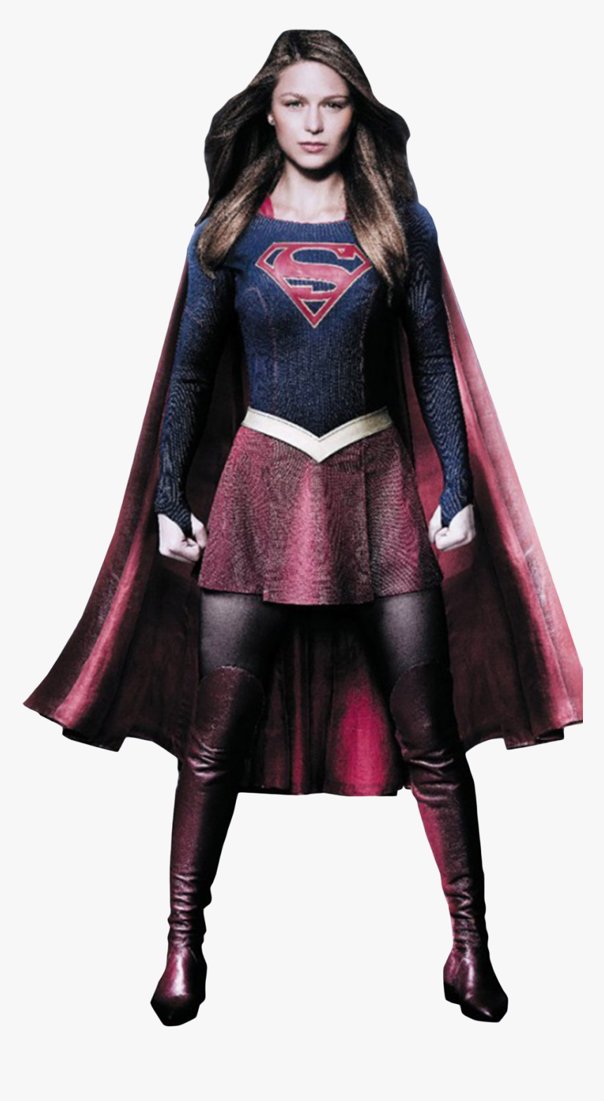 Supergirl Clark Kent Clip Art - Melissa Benoist Supergirl Png, Transparent Png