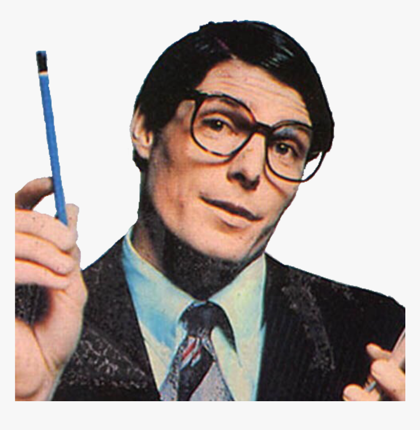 #christopherreeves #clarkkent #superman #ftestickers - Businessperson, HD Png Download