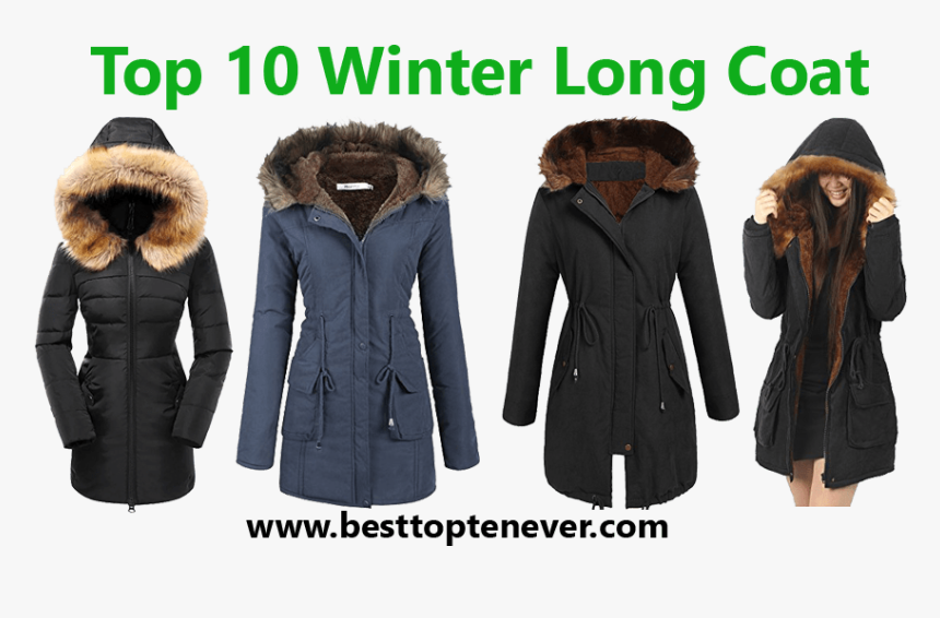 Top 10 Winter Coats - Coat, HD Png Download