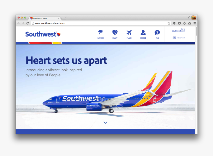 Southwest Brand Hub - New York Lga Dallas Love Field Airport Southwest, HD Png Download