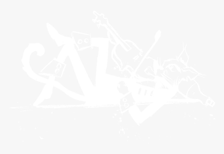 Cat 03-white2 - Illustration, HD Png Download