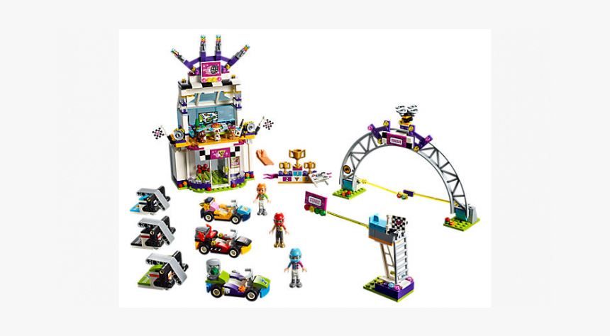 Lego Friends The Big Race Day - Lego 41352 Friends Heartlake The Big Race Day, HD Png Download