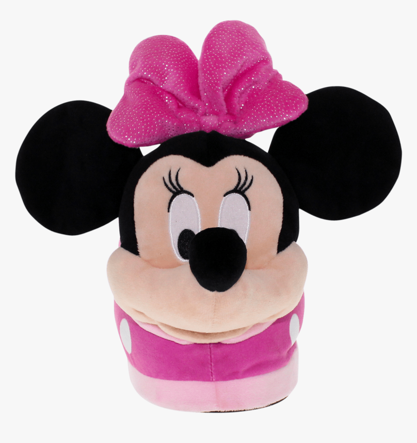 Minnie Mouse Slippers 
 Class - Plush, HD Png Download