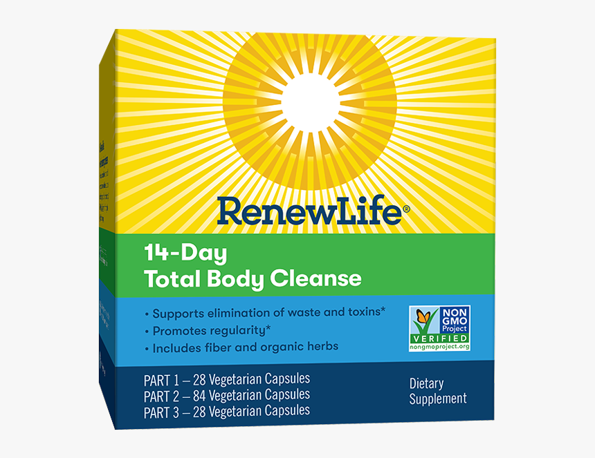 Renew Life 3 Day Cleanse, HD Png Download