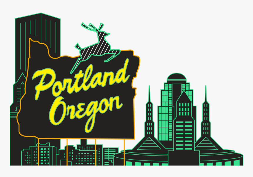 Made In Oregon Sign, HD Png Download
